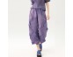 Summer solid colour loose fashionable versatile nine-minute trousers comfortable trousers women