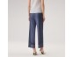 Vintage jeans high waist loose thin large size elastic straight wide leg trousers