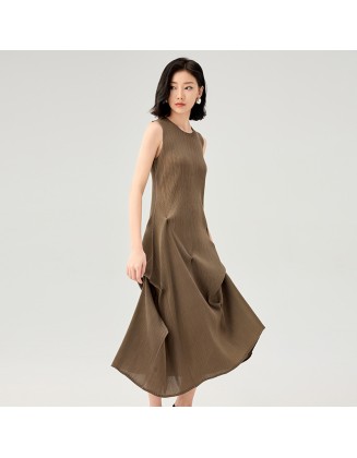 French dress personality ruffles small perfume fashion versatile casual long dresses