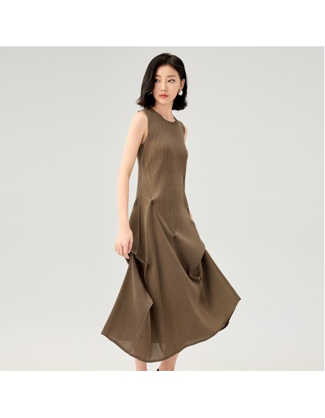 French dress personality ruffles small perfume fashion versatile casual long dresses