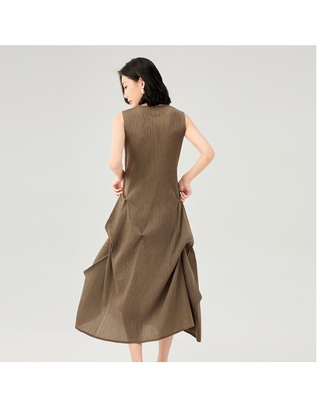 French dress personality ruffles small perfume fashion versatile casual long dresses
